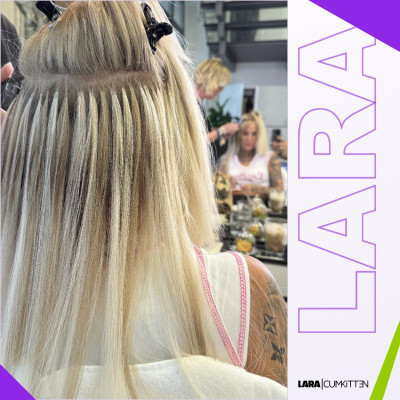 Hier wurden meine Great Lengths Extensions eingesetzt – ganz nah dran 😘