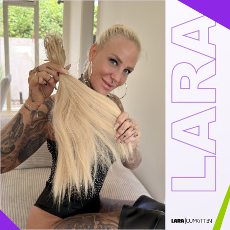 And these are the exact extensions I am holding after they were removed 💜