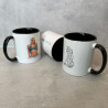 Stylish porcelain coffee mug: Enjoy your favorite coffee in a modern design