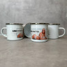 Enjoy the perfect coffee experience with our new steel enamel cup!